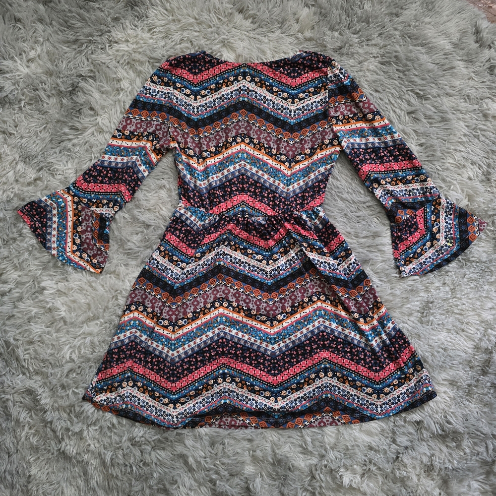 Star Ride Colorful Chevron Dress - Picture 2 of 4